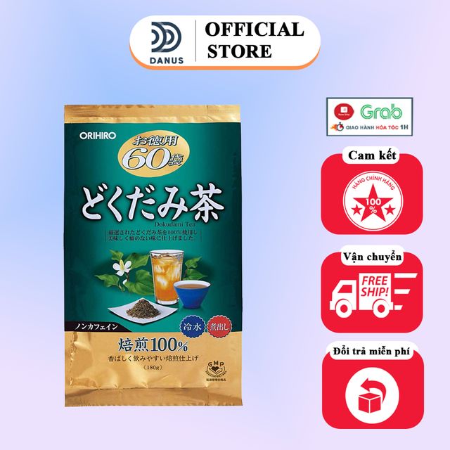 Tr&agrave; diếp c&aacute; Nhật Bản Orihiro 60 t&uacute;i lọc