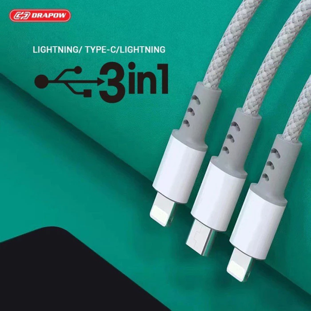 C&aacute;p Sạc 3 Trong 1 Drapow