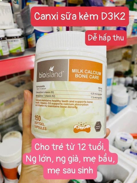 Vi&ecirc;n bổ sung Canxi Bioisland