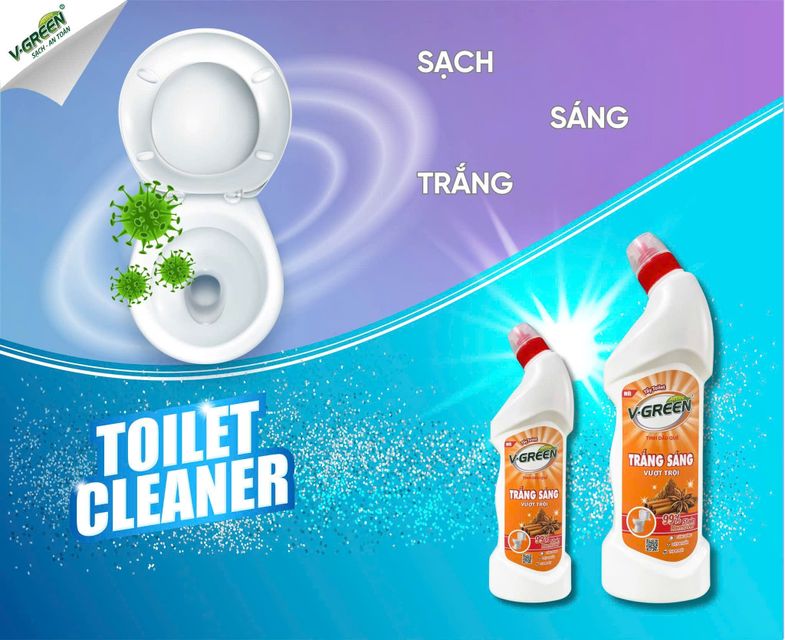 TẨY TOILET V-GREEN 1L
