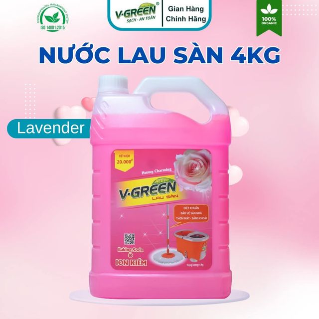 Nước lau s&agrave;n V-Green