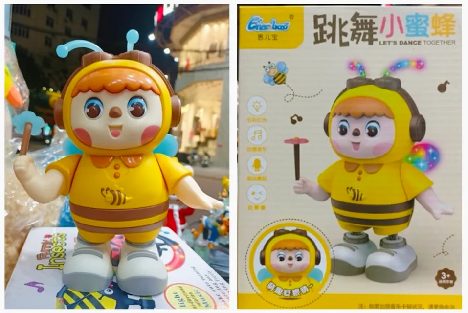 Đồ chơi b&uacute;p b&ecirc; ong v&agrave;ng