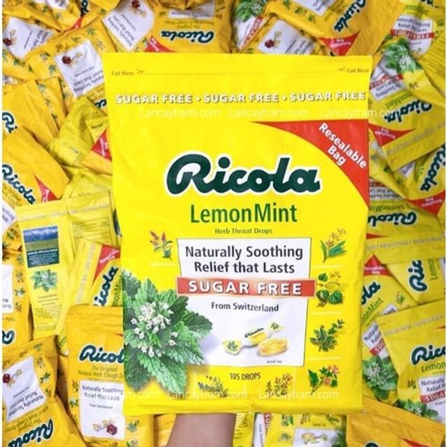 Kh&ocirc;ng Đường - Kẹo Ngậm Th&ocirc;ng Cổ Ricola