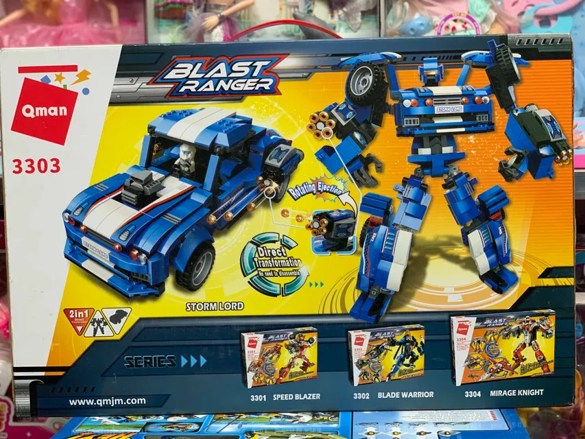 Đồ chơi lắp r&aacute;p v&agrave; robot Blast Ranger QMAN 3303