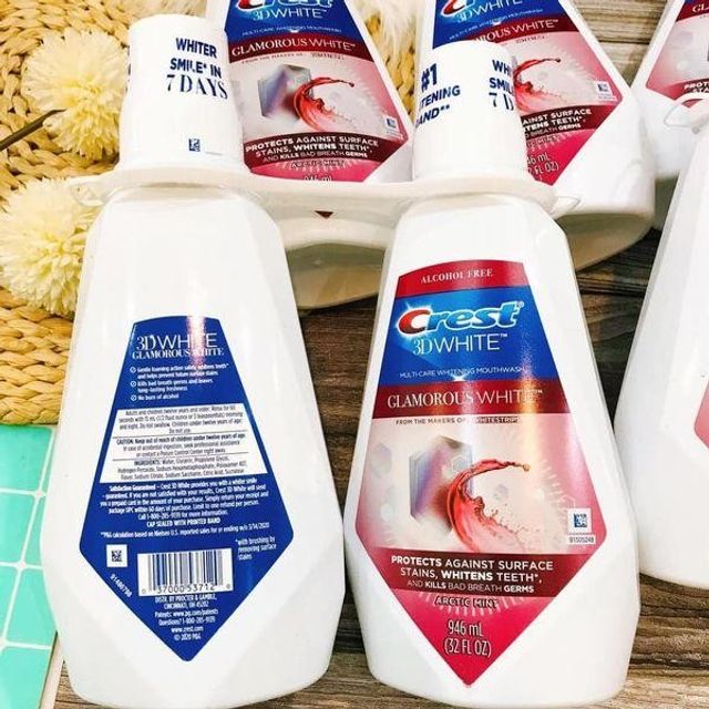 Nước s&uacute;c miệng Crest White Brilliance Whitening - 1L
