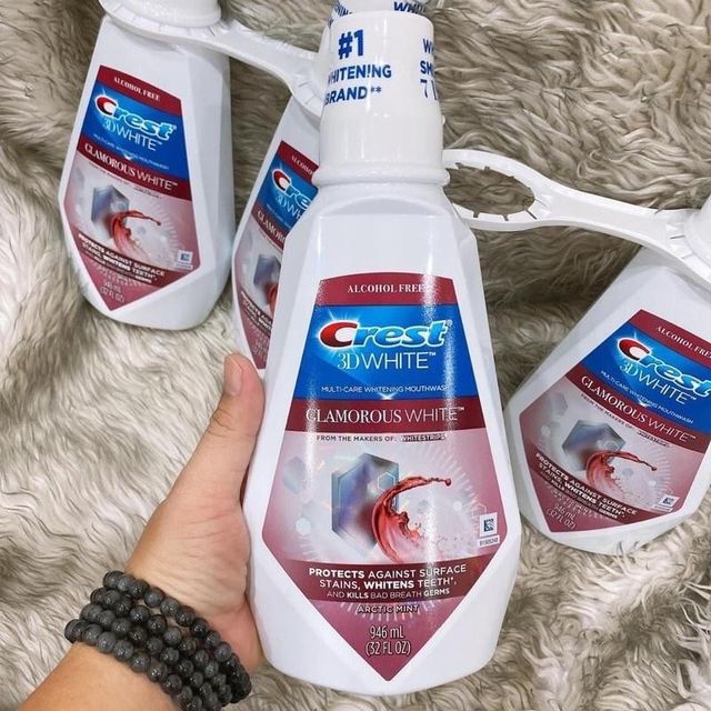 Nước s&uacute;c miệng Crest White Brilliance Whitening - H&igrave;nh 3