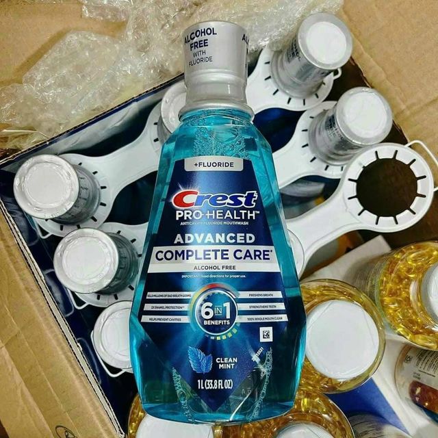 Nước s&uacute;c miệng Crest White Brilliance Whitening - H&igrave;nh 4