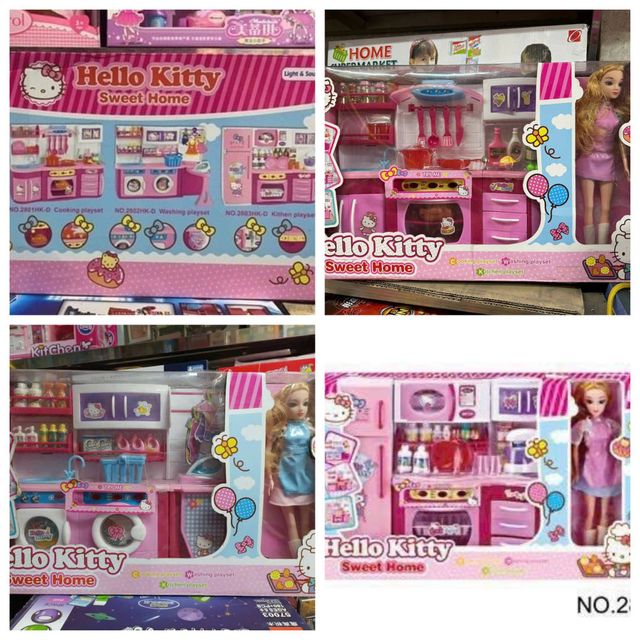 Bộ tủ bếp Hello Kitty