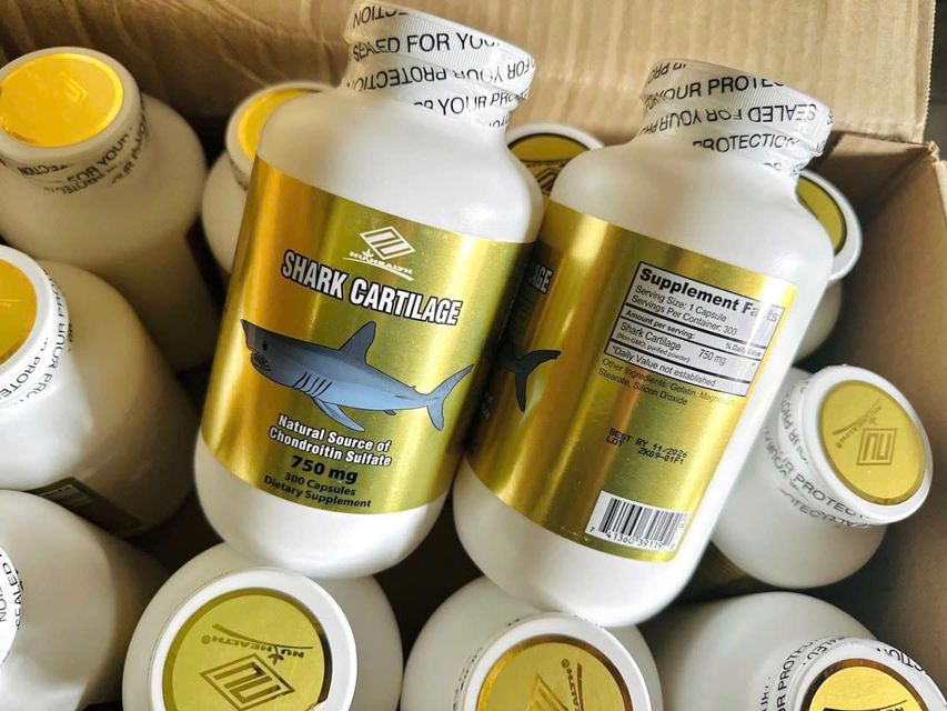 Viên uống Shark Cartilage 750mg 300 viên của Mỹ 2