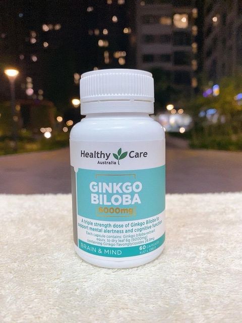 Bổ N&atilde;o Healthy Care Ginkgo Biloba 6000mg 60 vi&ecirc;n