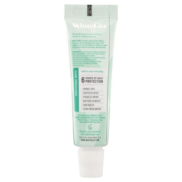 Kem Trắng Răng White Glo Travel Toothpaste 24g