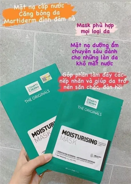 Mặt Nạ Marti Derm Moisturerin 10 Miếng
