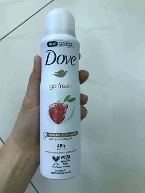 Xịt Khử M&ugrave;i Dove 48h Go Fresh Pomegranate 150ml