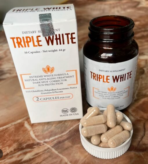 Vi&ecirc;n uống trắng da triple white