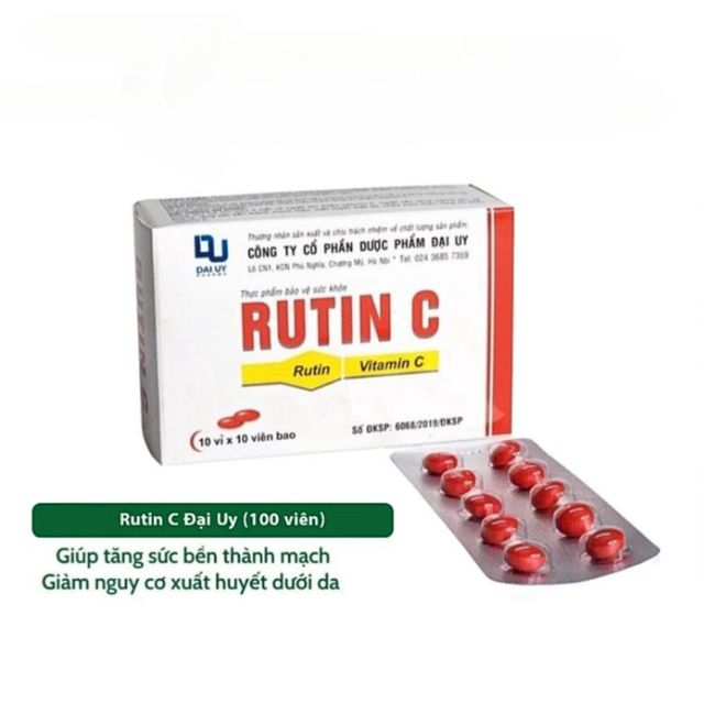 Vi&ecirc;n uống RutinC Đại Uy
