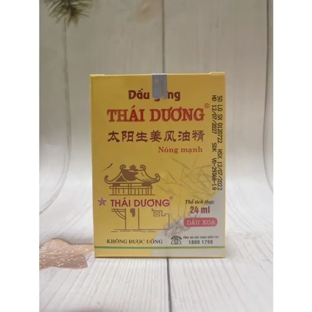 Dầu gừng Th&aacute;i Dương