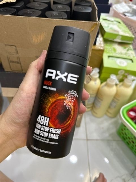 HXT - Xịt Khử M&ugrave;i To&agrave;n Th&acirc;n Hương Xạ AXE Musk 48H 150ml