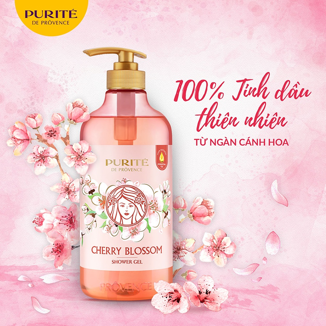 Sữa tắm Purite hoa Anh Đ&agrave;o