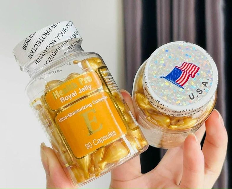 H&igrave;nh ảnh Vi&ecirc;n Vitamin E Massage Health Pro Royal Jelly