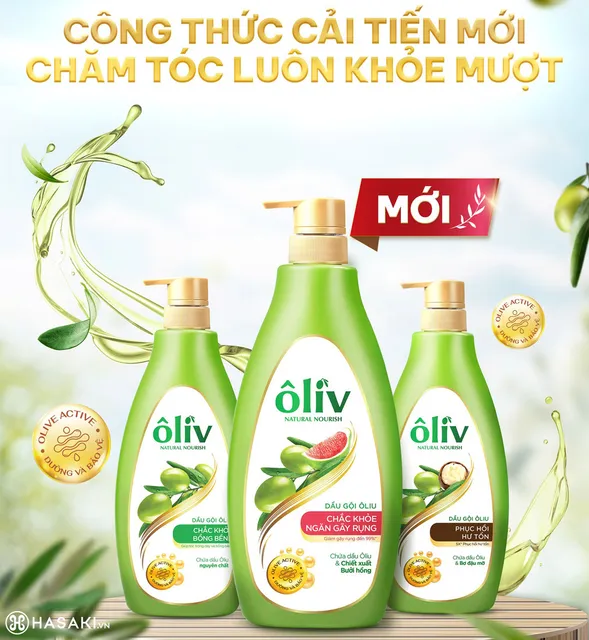 Dầu Gội Oliv Natural Nourish H&igrave;nh 4