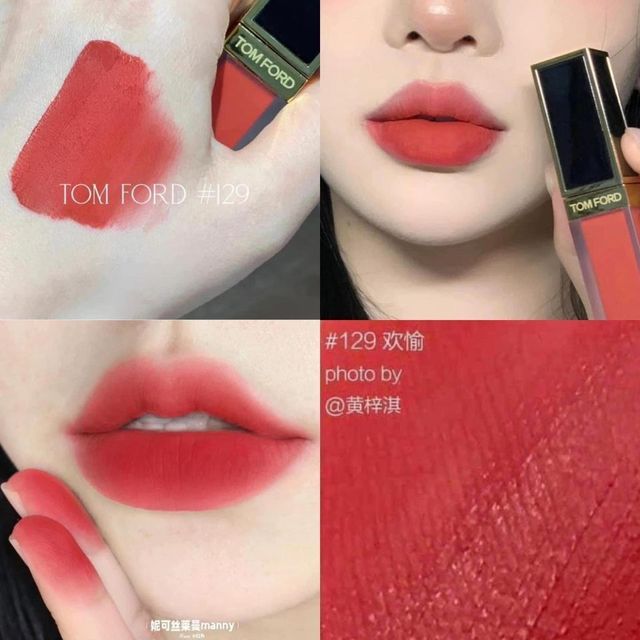 Son Kem Tom Ford 129 Liquid Lip Luxe Matte Full Box