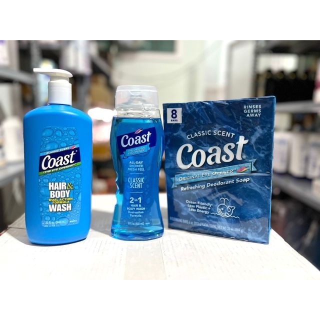 Sữa Tắm Gội - X&agrave; b&ocirc;ng Coast Classic Scent Hair & Body Wash