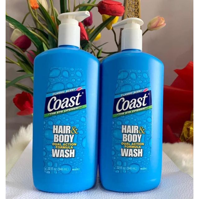 Sữa Tắm Gội - X&agrave; b&ocirc;ng Coast Classic Scent Hair & Body Wash