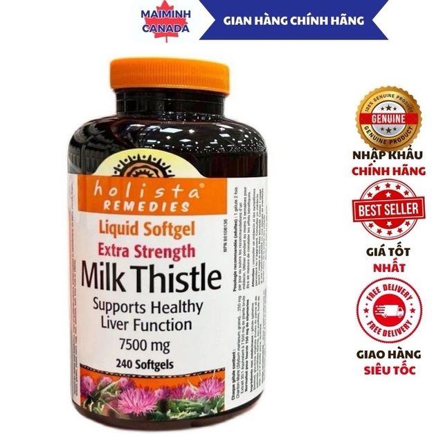 Vi&ecirc;n uống bổ gan Milk Thistle