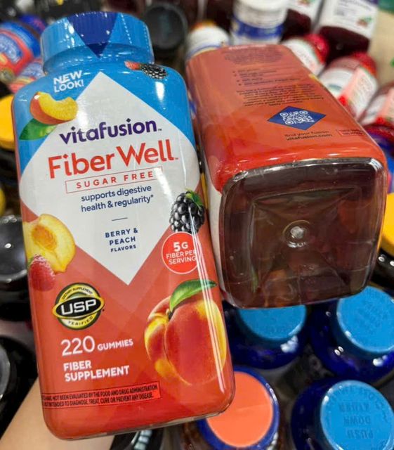 Kẹo dẻo bổ sung chất xơ Vitafusion Fiber Well 220 vi&ecirc;n, hàng nh&acirc;̣p Mỹ 2