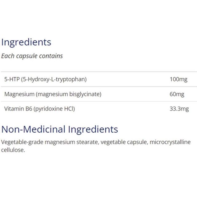 Vi&ecirc;n uống giảm căng thẳng Canprev 5 HTP 100mg 60 vi&ecirc;n nang