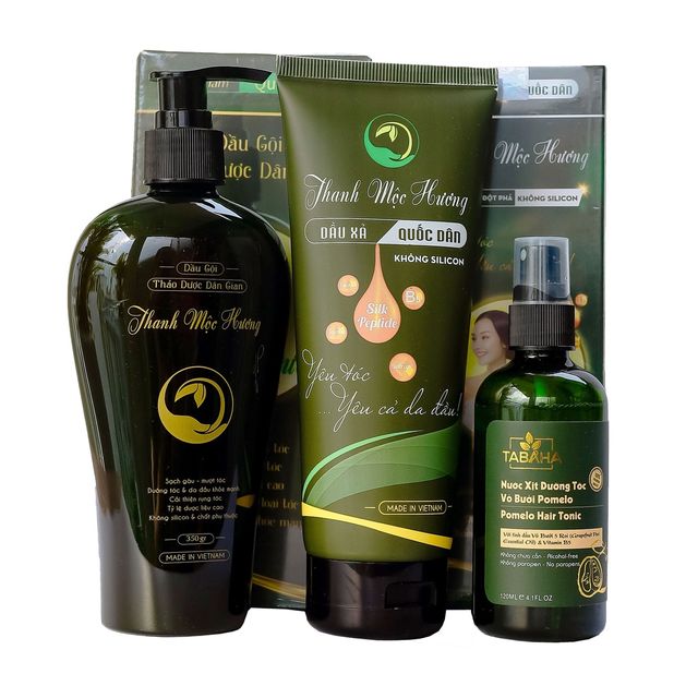 Combo Dầu Gội Xả Thanh Mộc Hương V&agrave; Xịt dưỡng t&oacute;c Tabaha 120ml ngăn rụng t&oacute;c