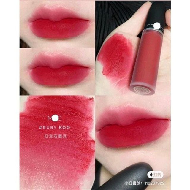 So s&aacute;nh m&agrave;u son Mac 975 Ruby Boo với m&agrave;u kh&aacute;c