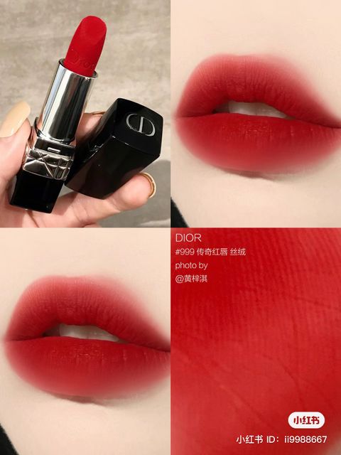 Thiết kế bao b&igrave; Son Dior 999 Rouge Velvet