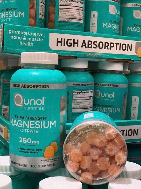 Kẹo dẻo bổ sung Magnesium Citrate Qunol