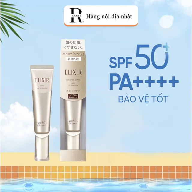 Sữa chống nắng dưỡng trắng Elixir Daily Brightening UV Protector 35ml