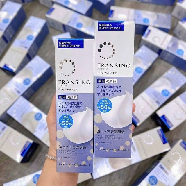 Sữa rửa mặt Transino Clear Wash Ex 100GR Nhật Bản