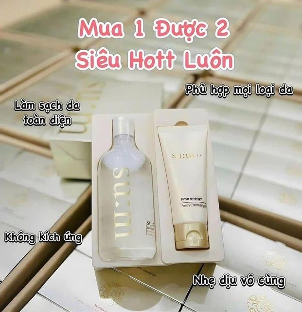 Set nước tẩy trang Sum37