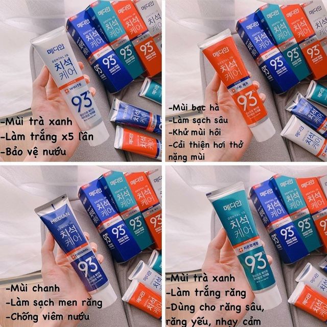 Kem đ&aacute;nh răng Median 93% Toothpaste H&agrave;n Quốc 120g