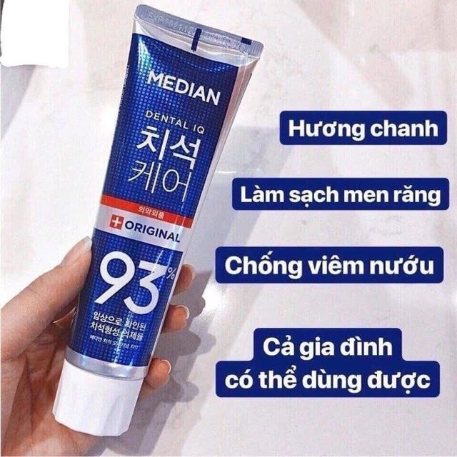 Kem đ&aacute;nh răng Median 93% Toothpaste H&agrave;n Quốc 120g