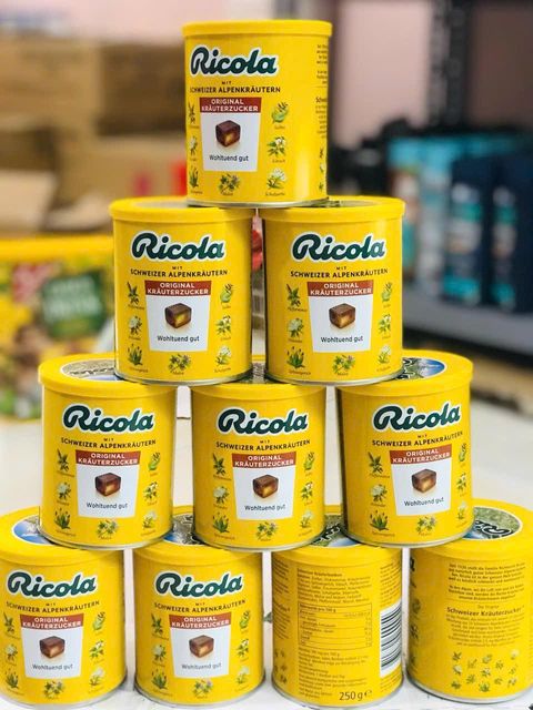 Sản phẩm vi&ecirc;n ngậm Ricola 250g