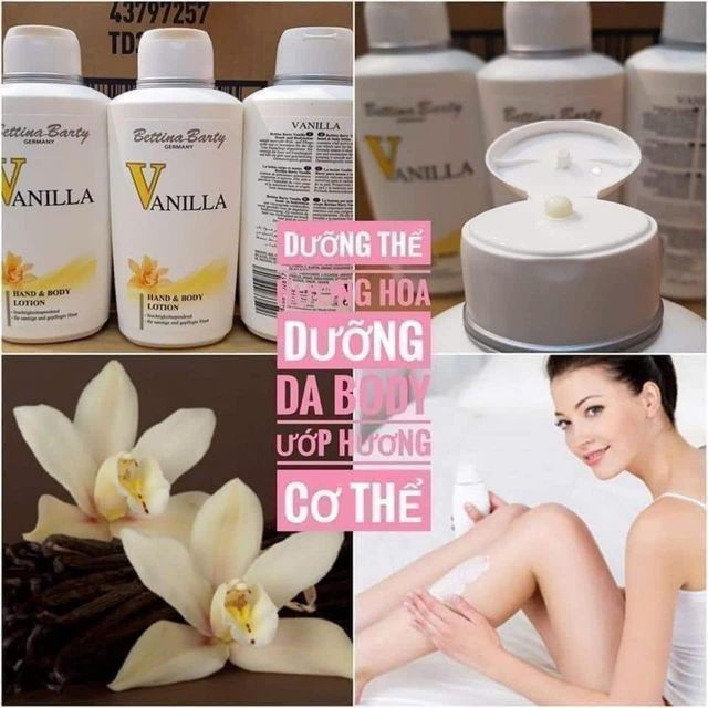 Sữa Tắm Vanilla Bettina Barty