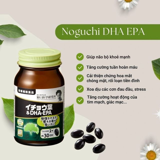 Vi&ecirc;n uống DHA EPA Noguchi Nhật Bản