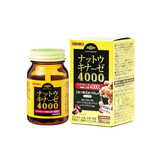 Vi&ecirc;n Uống Orihiro Nattokinase 4000FU Japan