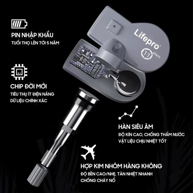 Cảm biến &aacute;p suất lốp L630s ( d&aacute;n k&iacute;nh )