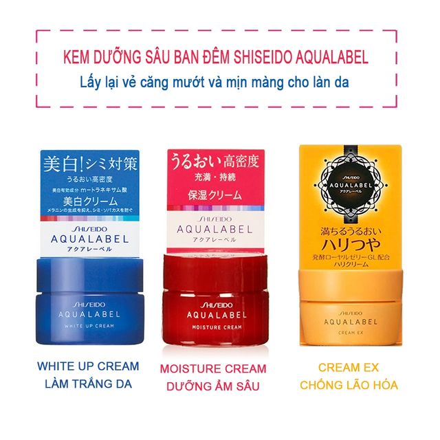 Kem dưỡng da Shiseido Aqualabel Special Gel Cream - Đối tượng sử dụng