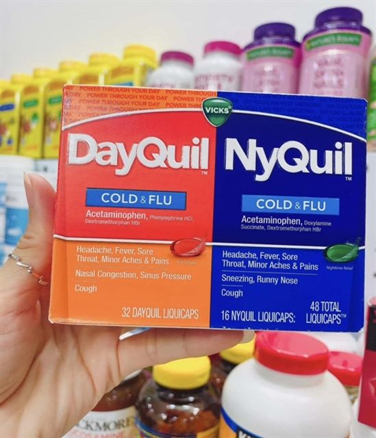Vicks DayQuil & NyQuil Cold & Flu Medicine LiquiCaps