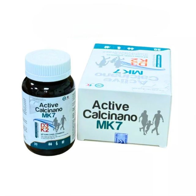 Vi&ecirc;n Uống Canxi Active Calcinano MK7 D3K2