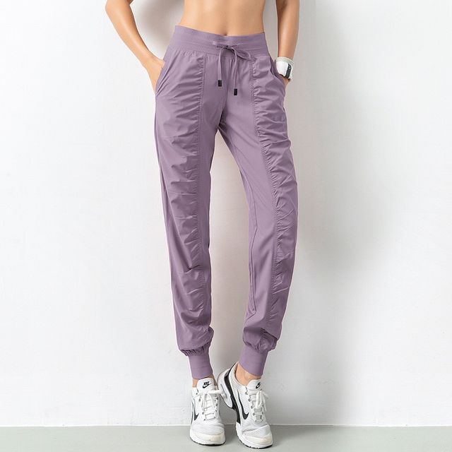 Quần Jogger Thể Thao Nữ Vải Dù Cao Cấp Hàng Quảng Châu 11