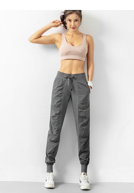 Quần Jogger Thể Thao Nữ Vải Dù Cao Cấp Hàng Quảng Châu 13