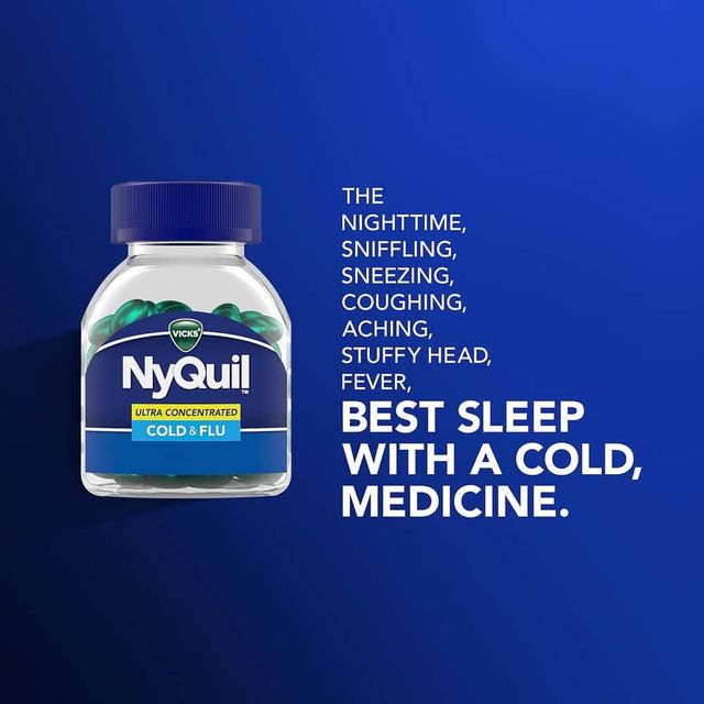 B&ecirc;n dưới l&agrave; h&igrave;nh ảnh Vicks DayQuil & NyQuil Cold & Flu Medicine LiquiCaps